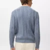 Strukturierter Strickpullover