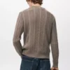 Strukturierter Strickpullover