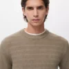 Strukturierter Strickpullover