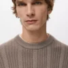 Strukturierter Strickpullover