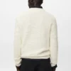 Strukturierter Strickpullover aus 100 % Baumwolle