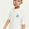 Strukturiertes, besticktes T-Shirt Strukturiertes, besticktes T-Shirt