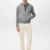 Strukturiertes Kapuzensweatshirt Strukturiertes Kapuzensweatshirt