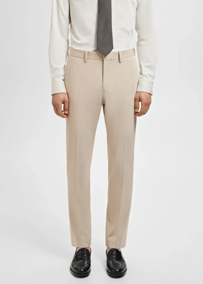 Super-Slim-Fit-Anzughose aus Stretchmaterial Super-Slim-Fit-Anzughose aus Stretchmaterial
