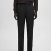 Super-Slim-Fit-Anzughose aus Stretchmaterial
