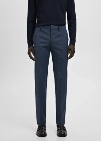 Super-Slim-Fit-Anzughose aus Stretchmaterial