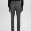 Super-Slim-Fit-Anzughose aus Stretchmaterial