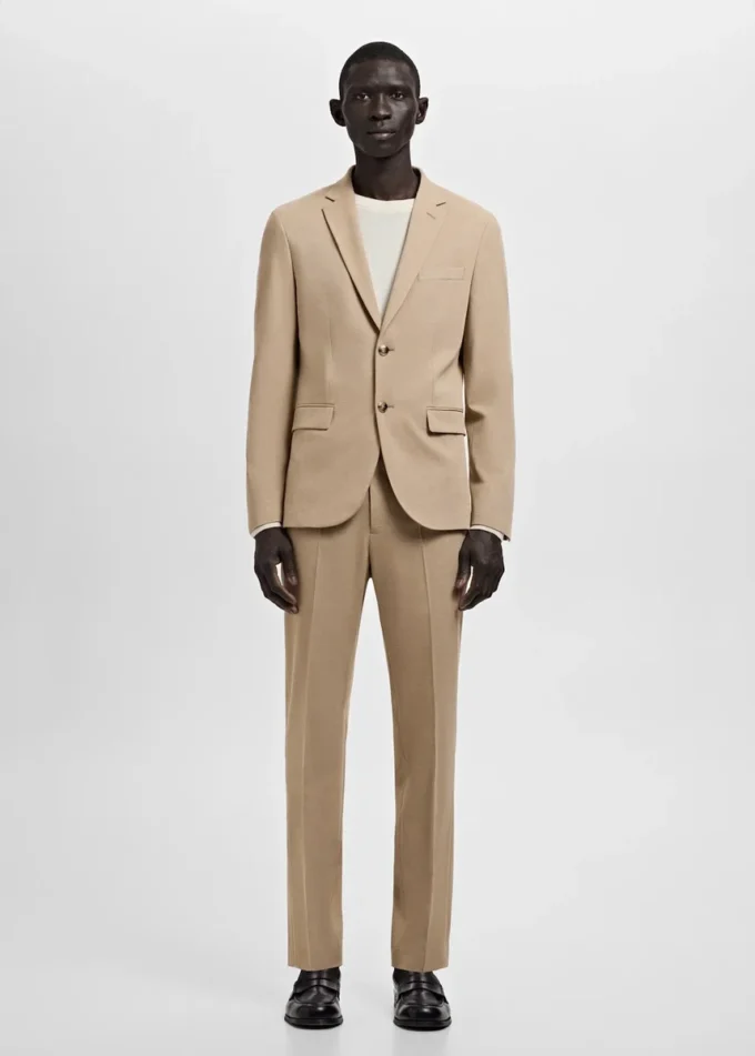 Super-Slim-Fit-Anzughose aus Stretchmaterial Super-Slim-Fit-Anzughose aus Stretchmaterial