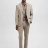 Super-Slim-Fit-Anzughose aus Stretchmaterial Super-Slim-Fit-Anzughose aus Stretchmaterial