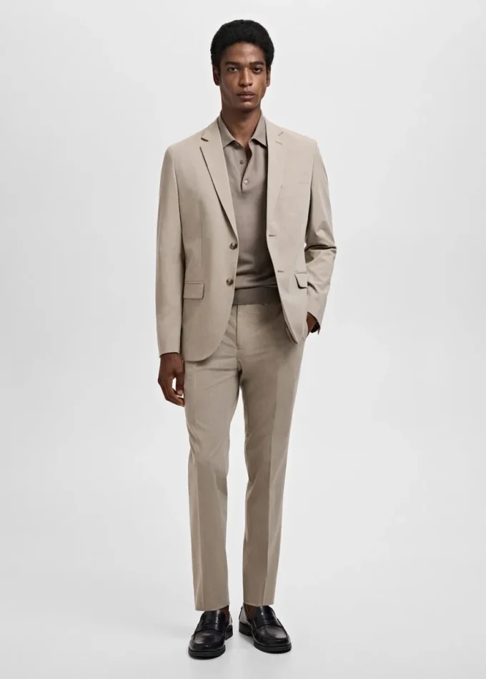 Super-Slim-Fit-Anzughose aus Stretchmaterial Super-Slim-Fit-Anzughose aus Stretchmaterial