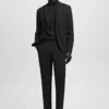 Super-Slim-Fit-Anzughose aus Stretchmaterial