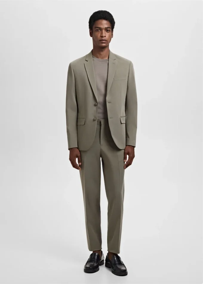 Super-Slim-Fit-Anzughose aus Stretchmaterial Super-Slim-Fit-Anzughose aus Stretchmaterial