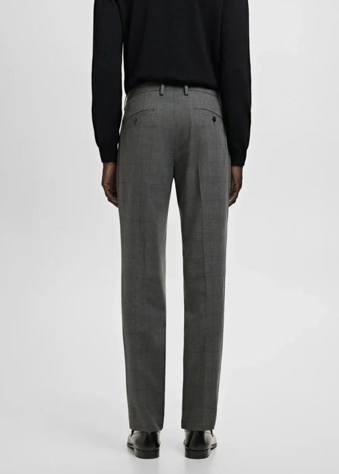 Super-Slim-Fit-Anzughose aus Stretchmaterial