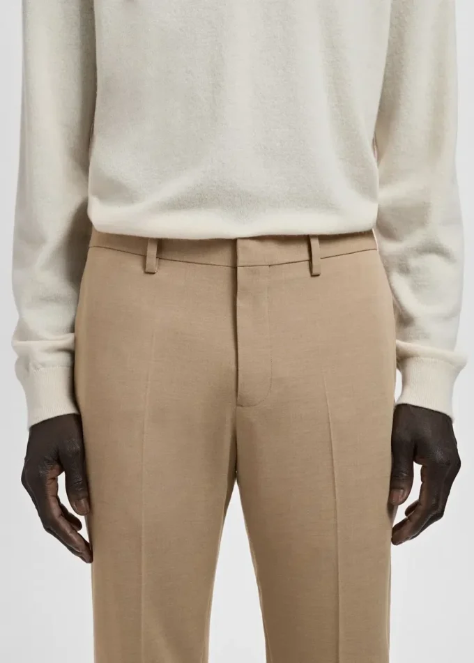 Super-Slim-Fit-Anzughose aus Stretchmaterial Super-Slim-Fit-Anzughose aus Stretchmaterial