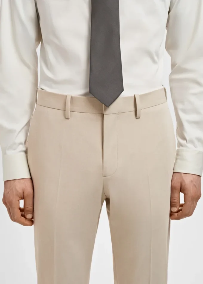 Super-Slim-Fit-Anzughose aus Stretchmaterial Super-Slim-Fit-Anzughose aus Stretchmaterial