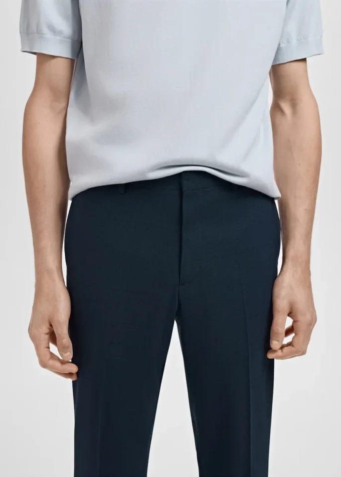 Super-Slim-Fit-Anzughose aus Stretchmaterial Super-Slim-Fit-Anzughose aus Stretchmaterial