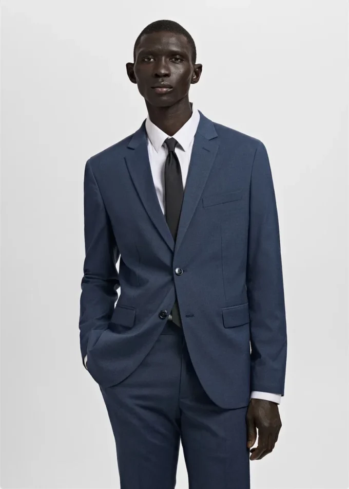 Super-Slim-Fit-Anzugjacke aus Stretchmaterial Super-Slim-Fit-Anzugjacke aus Stretchmaterial