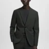 Super-Slim-Fit-Anzugjacke aus Stretchmaterial