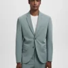 Super-Slim-Fit-Anzugjacke aus Stretchmaterial