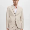Super-Slim-Fit-Anzugjacke aus Stretchmaterial