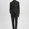 Super-Slim-Fit-Anzugjacke aus Stretchmaterial