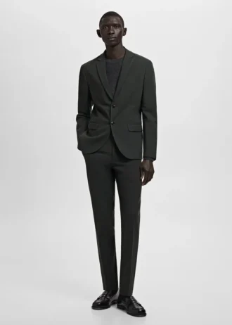 Super-Slim-Fit-Anzugjacke aus Stretchmaterial