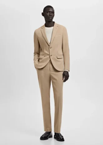 Super-Slim-Fit-Anzugjacke aus Stretchmaterial Super-Slim-Fit-Anzugjacke aus Stretchmaterial