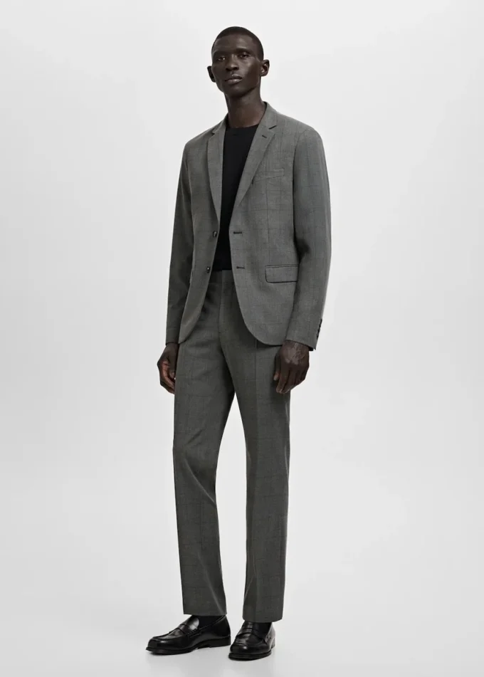 Super-Slim-Fit-Anzugjacke aus Stretchmaterial Super-Slim-Fit-Anzugjacke aus Stretchmaterial