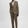 Super-Slim-Fit-Anzugjacke aus Stretchmaterial