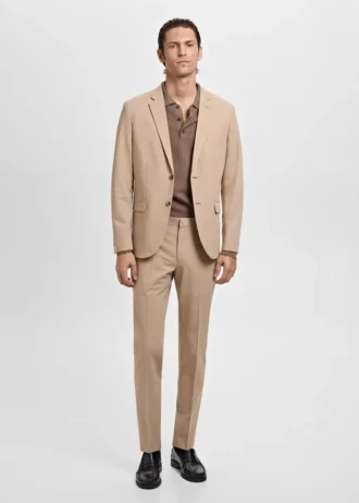 Super-Slim-Fit-Anzugjacke aus Stretchmaterial Super-Slim-Fit-Anzugjacke aus Stretchmaterial