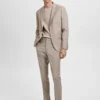 Super-Slim-Fit-Anzugjacke aus Stretchmaterial