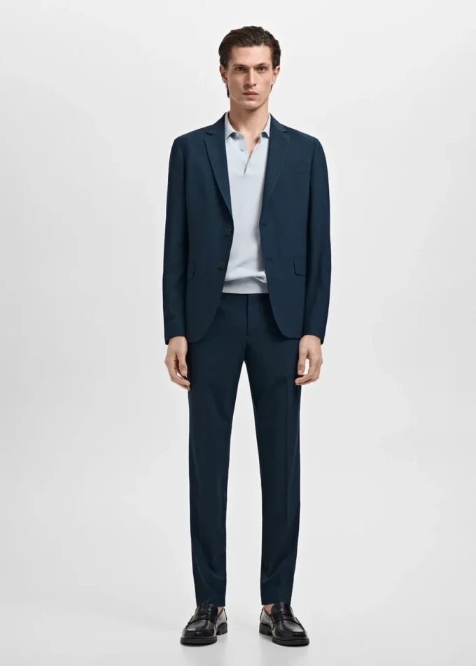 Super-Slim-Fit-Anzugjacke aus Stretchmaterial Super-Slim-Fit-Anzugjacke aus Stretchmaterial