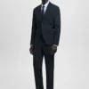 Super-Slim-Fit-Anzugjacke aus Stretchmaterial