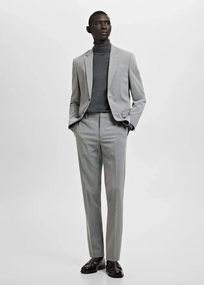 Super-Slim-Fit-Anzugjacke aus Stretchmaterial Super-Slim-Fit-Anzugjacke aus Stretchmaterial