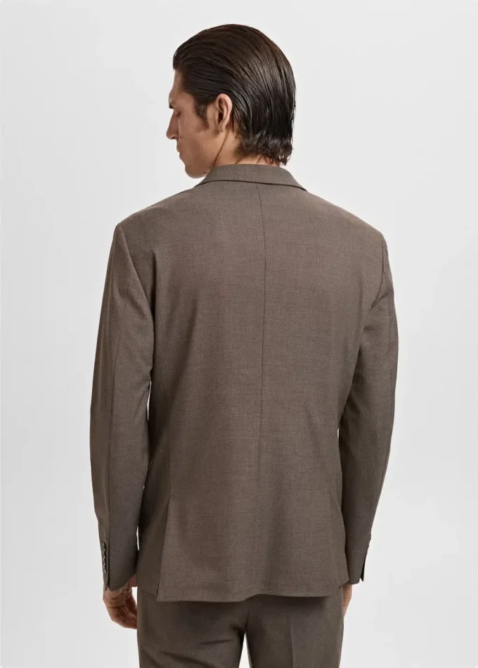 Super-Slim-Fit-Anzugjacke aus Stretchmaterial Super-Slim-Fit-Anzugjacke aus Stretchmaterial