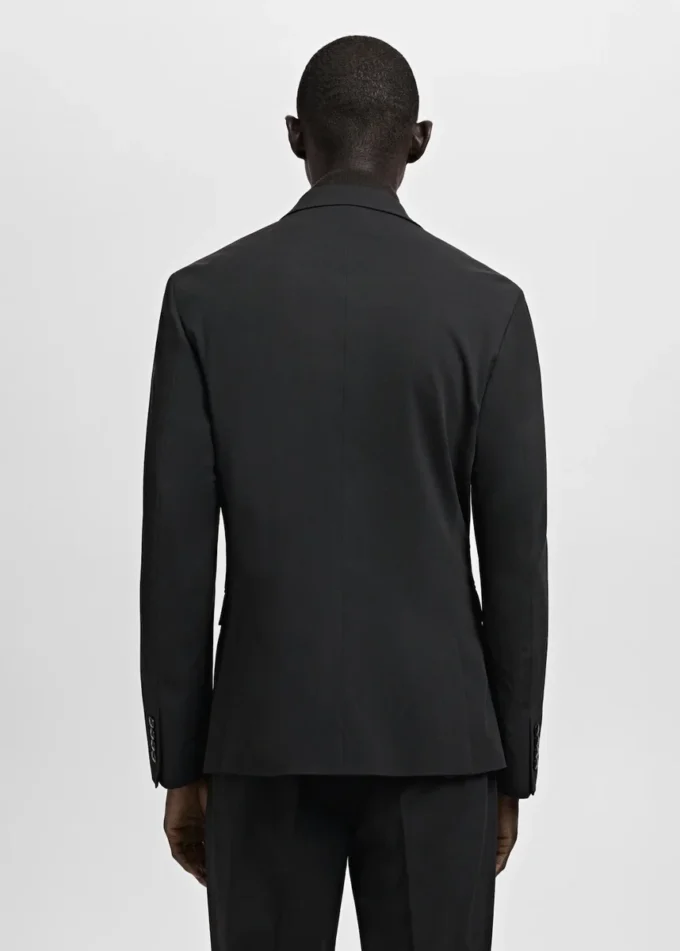 Super-Slim-Fit-Anzugjacke aus Stretchmaterial Super-Slim-Fit-Anzugjacke aus Stretchmaterial