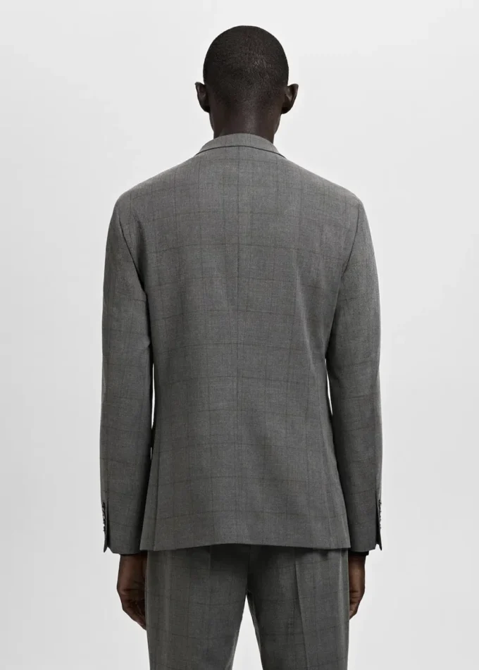 Super-Slim-Fit-Anzugjacke aus Stretchmaterial Super-Slim-Fit-Anzugjacke aus Stretchmaterial