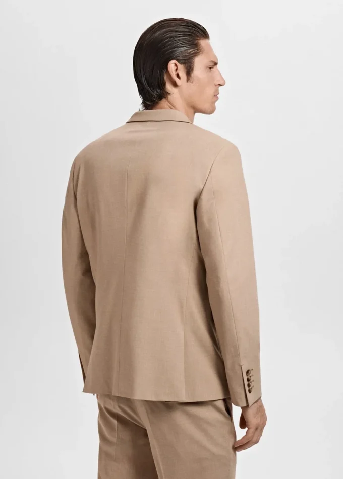 Super-Slim-Fit-Anzugjacke aus Stretchmaterial Super-Slim-Fit-Anzugjacke aus Stretchmaterial