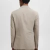 Super-Slim-Fit-Anzugjacke aus Stretchmaterial