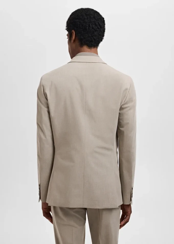 Super-Slim-Fit-Anzugjacke aus Stretchmaterial