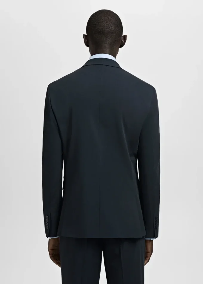 Super-Slim-Fit-Anzugjacke aus Stretchmaterial