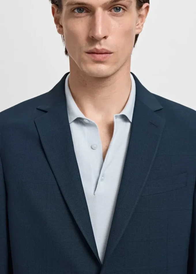 Super-Slim-Fit-Anzugjacke aus Stretchmaterial Super-Slim-Fit-Anzugjacke aus Stretchmaterial