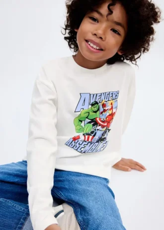 Superhelden-Baumwoll-T-Shirt von Marvel