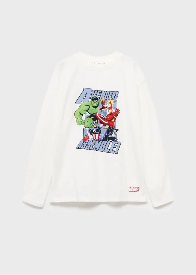 Superhelden-Baumwoll-T-Shirt von Marvel Superhelden-Baumwoll-T-Shirt von Marvel