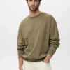 Sweatshirt aus 100 % Baumwolle mit lockerer Passform
