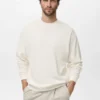 Sweatshirt aus 100 % Baumwolle mit lockerer Passform