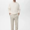 Sweatshirt aus 100 % Baumwolle mit lockerer Passform