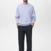 Sweatshirt aus 100 % Baumwolle mit lockerer Passform