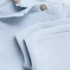 Sweatshirt aus Baumwolle mit Knöpfen