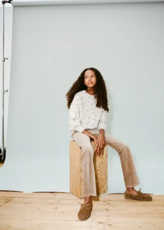 Sweatshirt aus Baumwolle mit Leopardenmuster